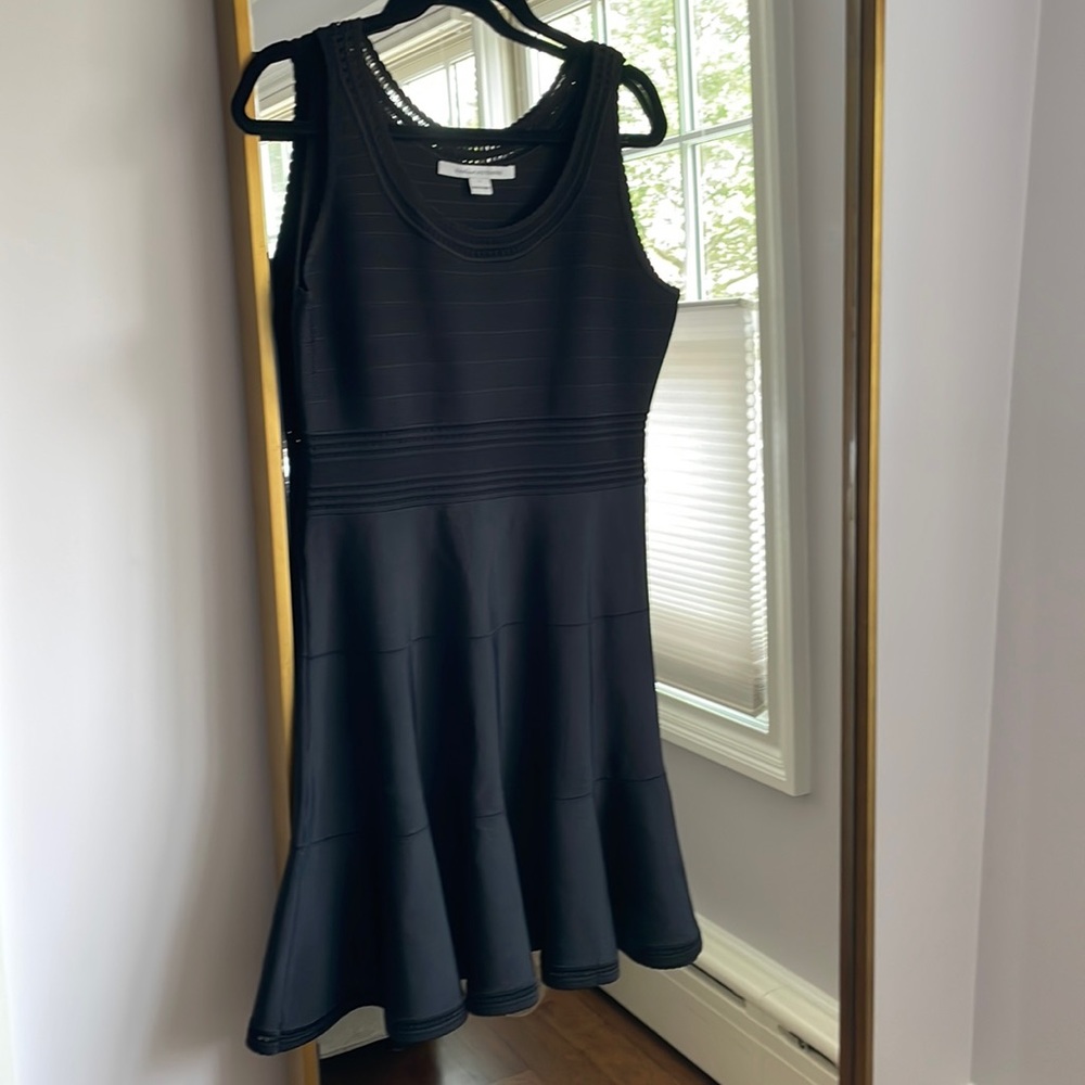 Dvf knit fit and flare dress